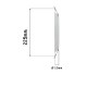 DOWNLIGHT LED 18W B. FRIO CIRCULAR Ø205mm