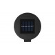 APLIQUE REPONDO SOLAR PARED NEGRO IP44 B. CALIDO