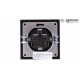 ENCHUFE ENPOTRADO PARED SCHUKO NEGRO + USB A+ USB TYPEC (C/MARCO INCLUIDO)