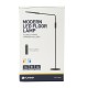 LAMPARA LED PIE FLEXIBLE+CONTROL REMOTO 9W PFLU19AB NEGRO PLATINET