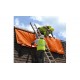 LONA 65GR/M2 POLIETILENO 2M X 3M C/OJALES NARANJA
