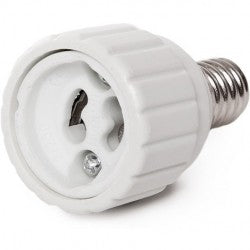 CASQUILLO ADAPTADOR CONVERSOR DE E14 A GU10