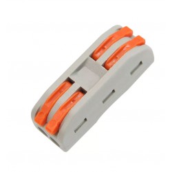 pedido mínimo 10 CONECTOR RAPIDO PALANCA CONEXION 2 ENTRADAS Y 2 SALIDAS SPL-2 LEDECOR