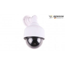 CAMARA DOMO DE EXTERIOR FICTICIA CON LED INTERMITENTE INCORPORADA