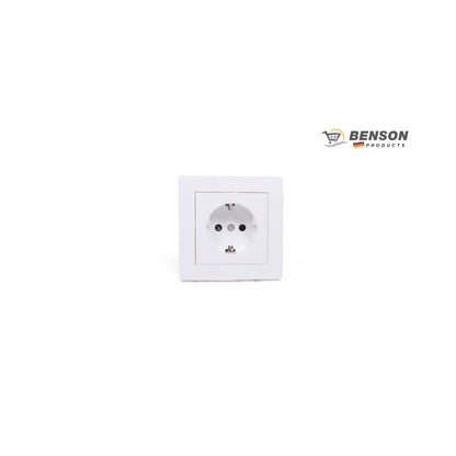 ENCHUFE ENPOTRADO PARED SCHUKO BLANCO