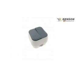 INTERRUPTOR DOBLE SUPERFICIE ESTANCO IP54