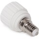 CASQUILLO ADAPTADOR CONVERSOR DE E14 A GU10