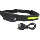 LINTERNA KODAK LED COB DE CABEZA ACTIVE HEADLAMP 350 LUMENS C/SENSOR RECARGABLE USB TIPO-C
