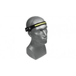 LINTERNA SILICONA RECARGABLE FRONTAL DE CABEZA 3W COB C/SENSOR