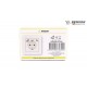 ENCHUFE ENPOTRADO PARED SCHUKO BLANCO C /USB A + C/USB TYPE-C (C/MARCO INCLUIDO)