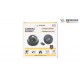 CAMARA DOMO DE EXTERIOR FICTICIA CON LED INTERMITENTE INCORPORADA