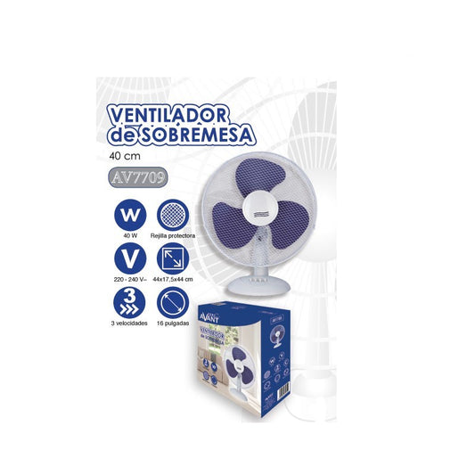 VENTILADOR DE SOBREMESA Ø40CM. 40W AVANT
