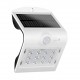 PROYECTOR SOLAR PARED BLANCO SERIE THESEUS IP65 4W C/SENSOR MOV. B. NEUTRO