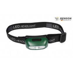 LINTERNA RECARGABLE FRONTAL DE CABEZA 3W COB C/SENSOR
